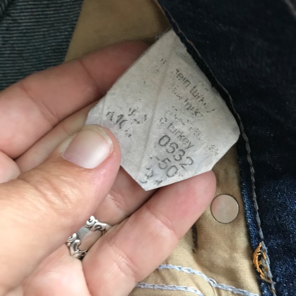 Levi's 501 Dark Wash 31 / 34 - Picture 7 of 8